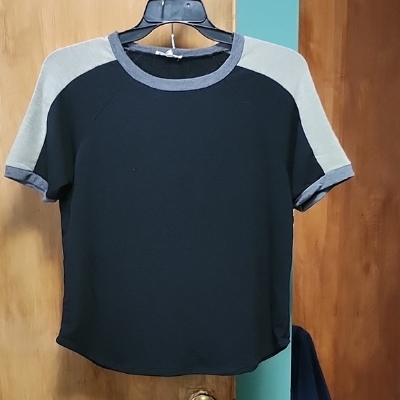 Mystree Tops - Mystree Black, Gray And Green Short Set